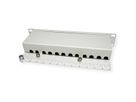 ROLINE 10-Zoll Patchpanel 12 Ports, Cat.6A (Class EA), geschirmt