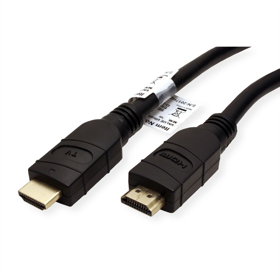 VALUE 4K UHD HDMI Kabel mit Repeater, 15 m