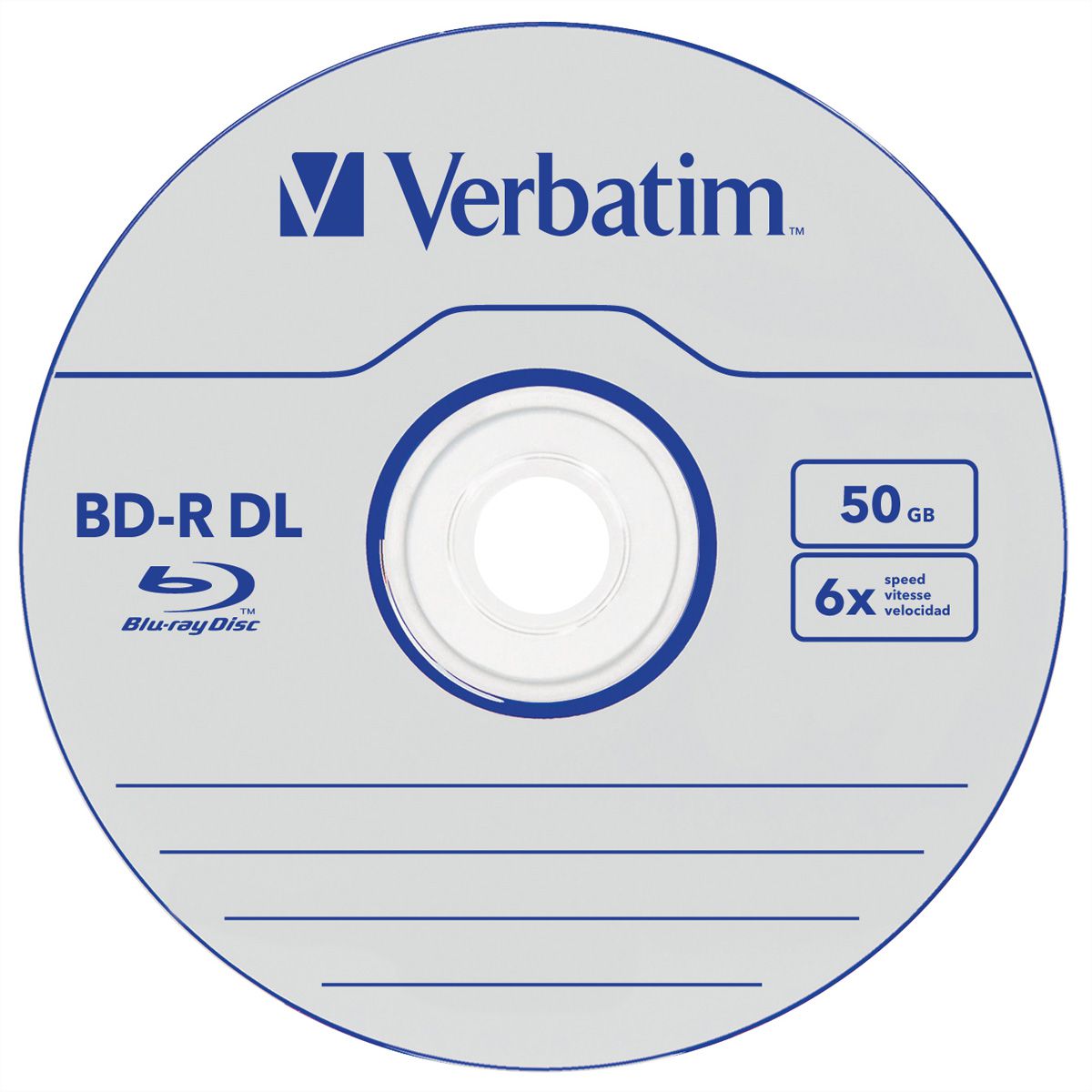 Verbatim BD-R Jewel DL 50GB 6x 5 Pack