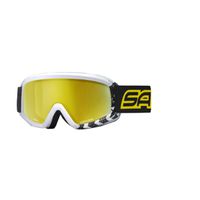 Salice Occhiali Junior Skibrille, White-Black / Darw Yellow