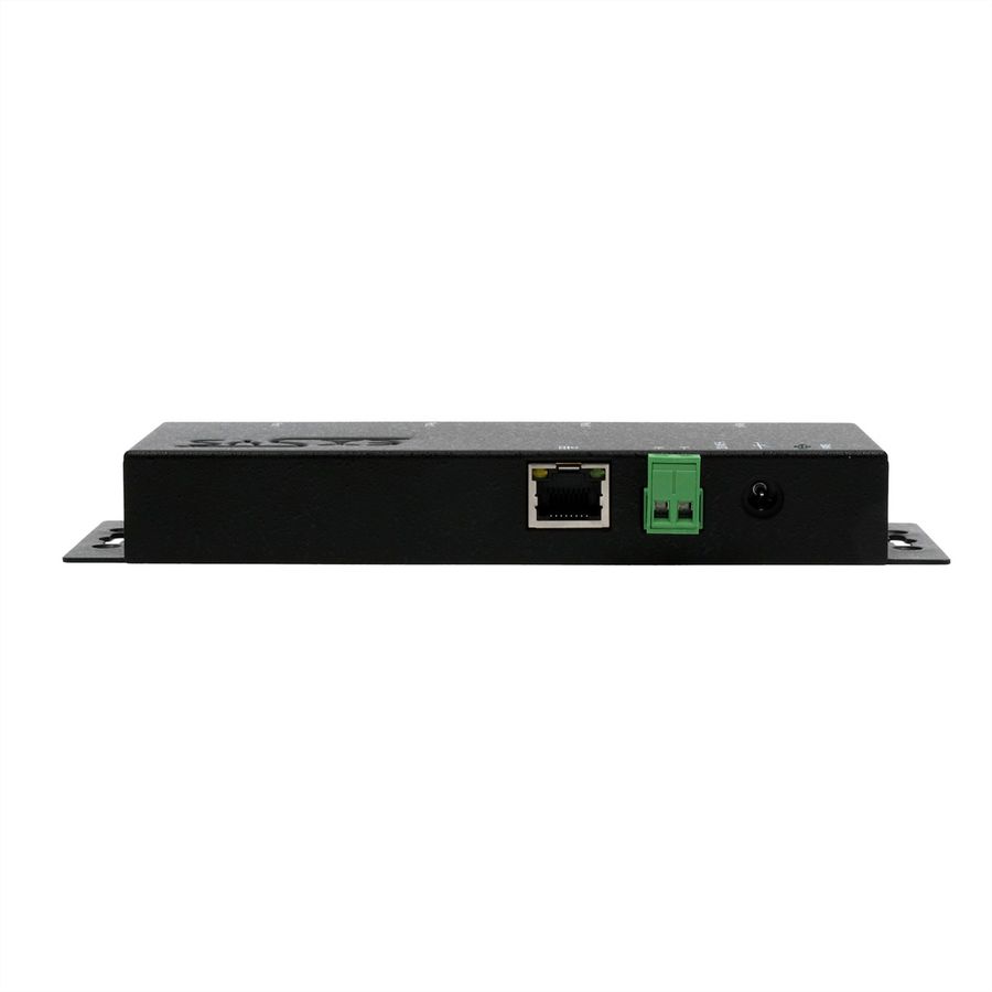 EXSYS EX-6124-2PoE Ethernet zu Seriell 4 x RS-232/422/485 mit 9 Pin Stecker PoE