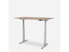 WRK21 Schreibtisch Work 160 x 80 cm, Höhenverstellbar, Kendal Eiche / Grau