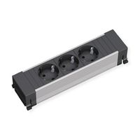 BACHMANN Power Frame 3x contact de protection court, Pierre de lune fer micacé
