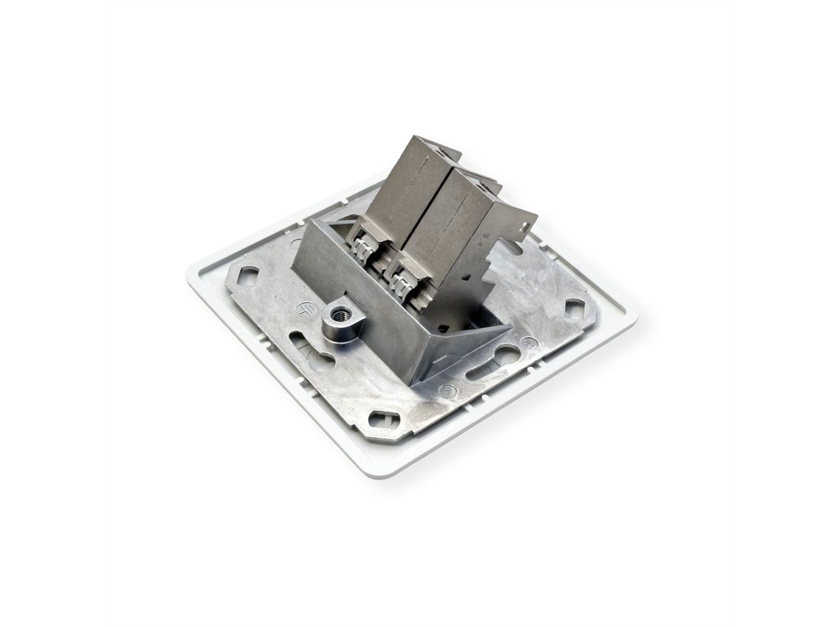 BTR Prise encastrable BC module 2 ports E-DAT, Cat.6 (Classe E)