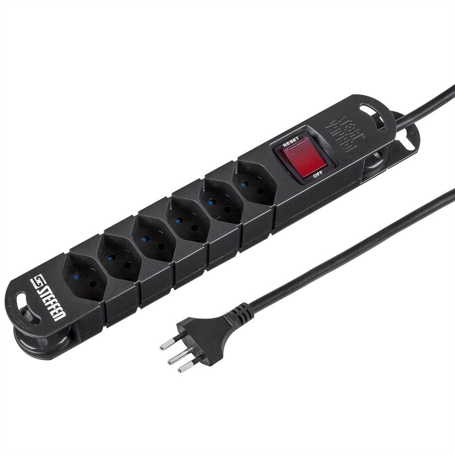 Steffen Steba Variabl 6x avec interrupteur, noir