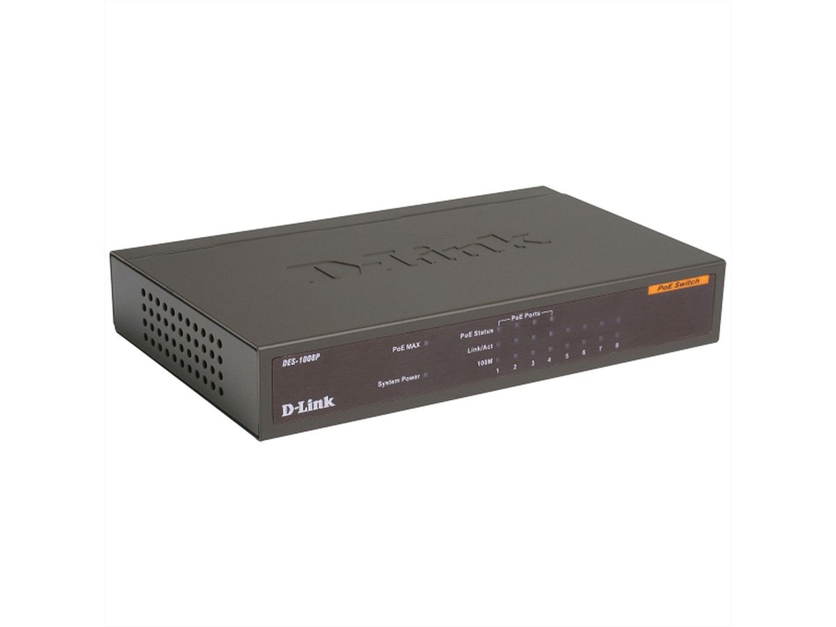 D-Link DES-1008PA commutateur réseau