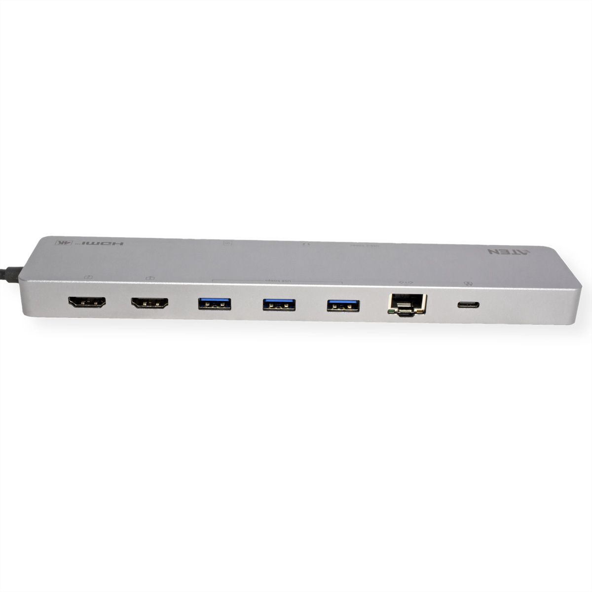 ATEN UH3240 USB-C Dock 4K Dual Display mit Power Passthrough