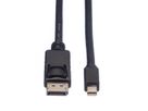 ROLINE GREEN Câble DisplayPort DP M - Mini DP M, TPE, noir, 5 m