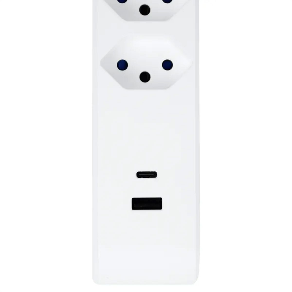 Steffen Bloc multiprises de bureau Alu Desk, 2x T13, 1x USB-A, 1x USB-C, 1.5m, blanc