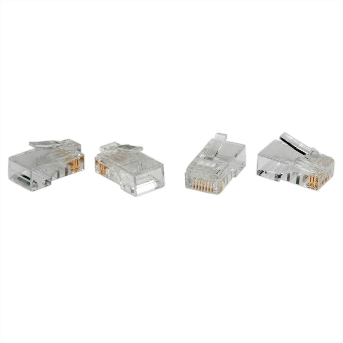 ROLINE Modular Plug ungeschirmt, Cat.6 (Class E), 10 Stck