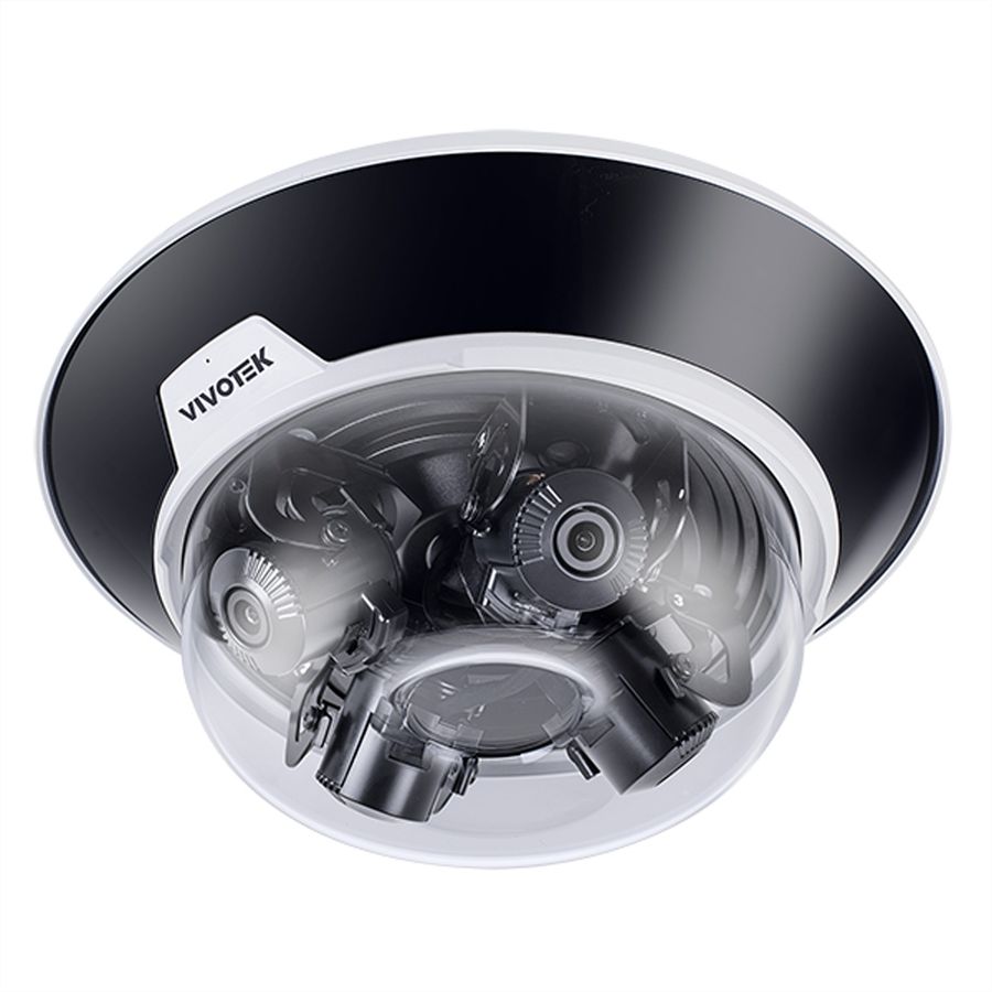 Vivotek MA9322-EHTV-v2 Vandal-Multisensor Caméra AI 4x 5 MP, 43-94°, IR-LED 30m