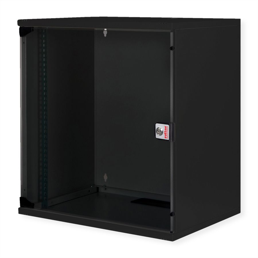 ROLINE 19-Zoll Wandgehäuse Basic 12 HE, 540x400 BxT Bausatz schwarz