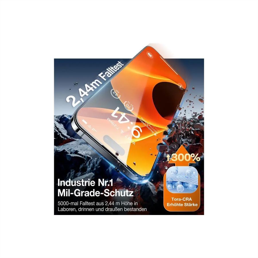 Torras Upro Ostand Schutzhülle, iPhone 17, MagSafe, schwarz