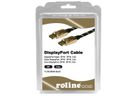 ROLINE GOLD DisplayPort Kabel, DP ST - ST, Retail Blister, 3 m