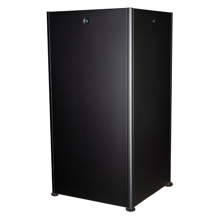 ROLINE 19-Zoll Netzwerkschrank Basic 32 HE, 800x800 BxT Glastür schwarz