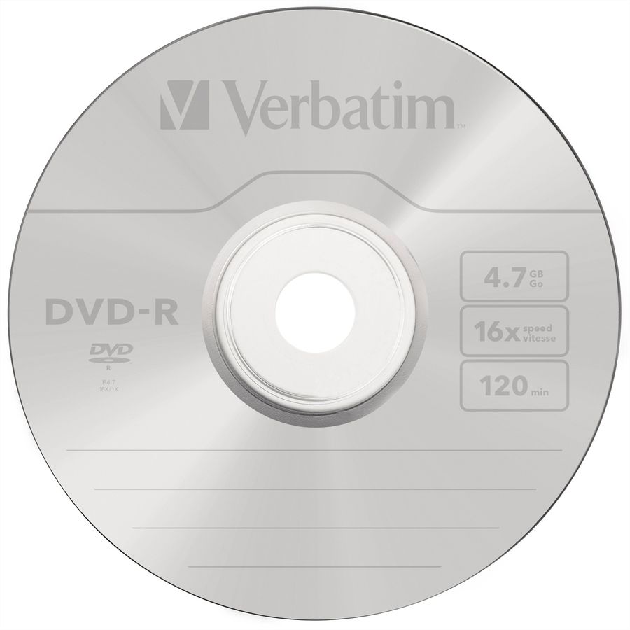 Verbatim DVD-R Jewel 4.7GB 16x 5 Pack