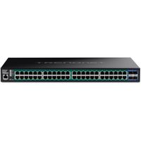 TRENDnet TPE-3524S Switch PoE+ web smart Gigabit à 52 ports, 4 logements SFP+ 10G