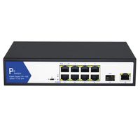 VALUE Switch PoE+ Gigabit Ethernet, 8+2 ports Uplink (1x GbE, 1x SFP)