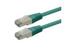 ROLINE Cordon Cat.6 (Classe E), PoE, S/FTP (PiMF) , vert, 2 m