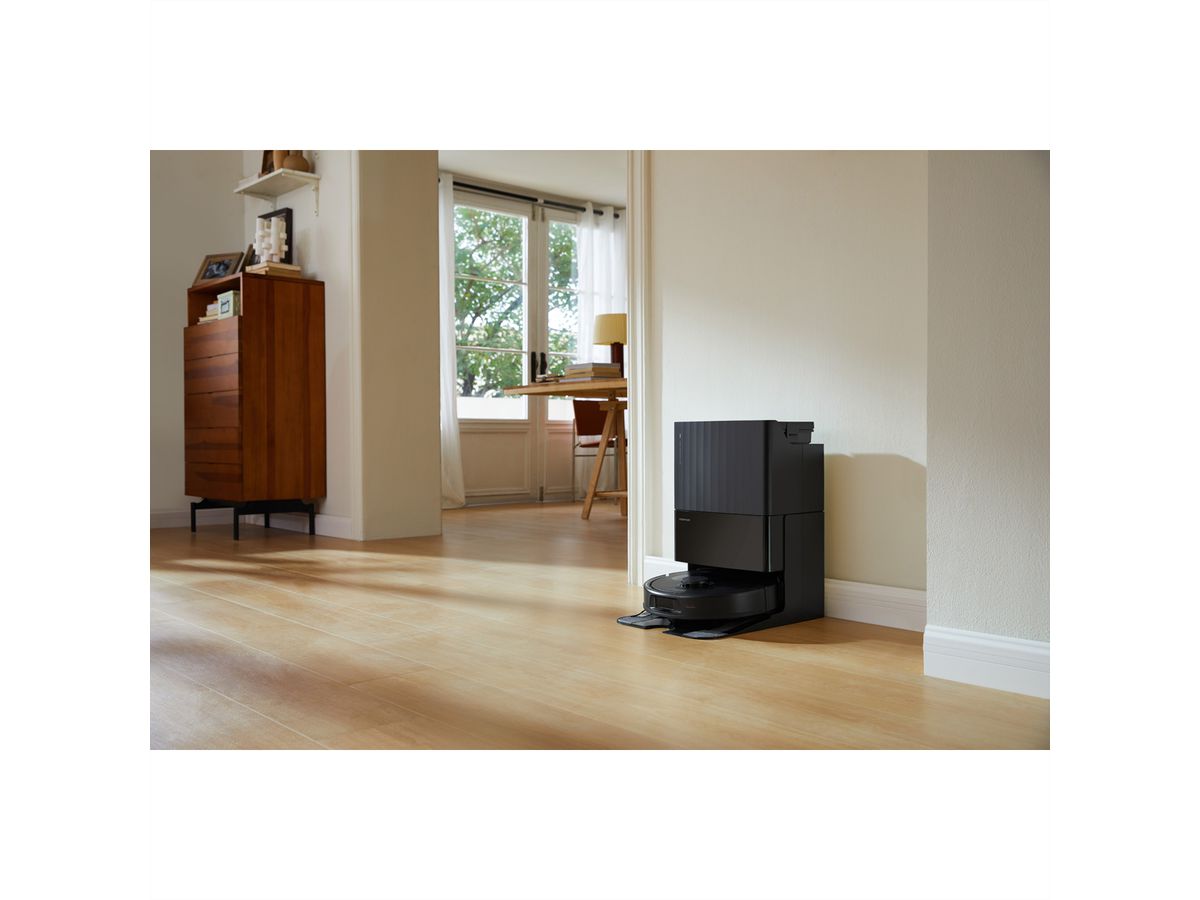 Roborock Aspirateur robot Qrevo S, noir