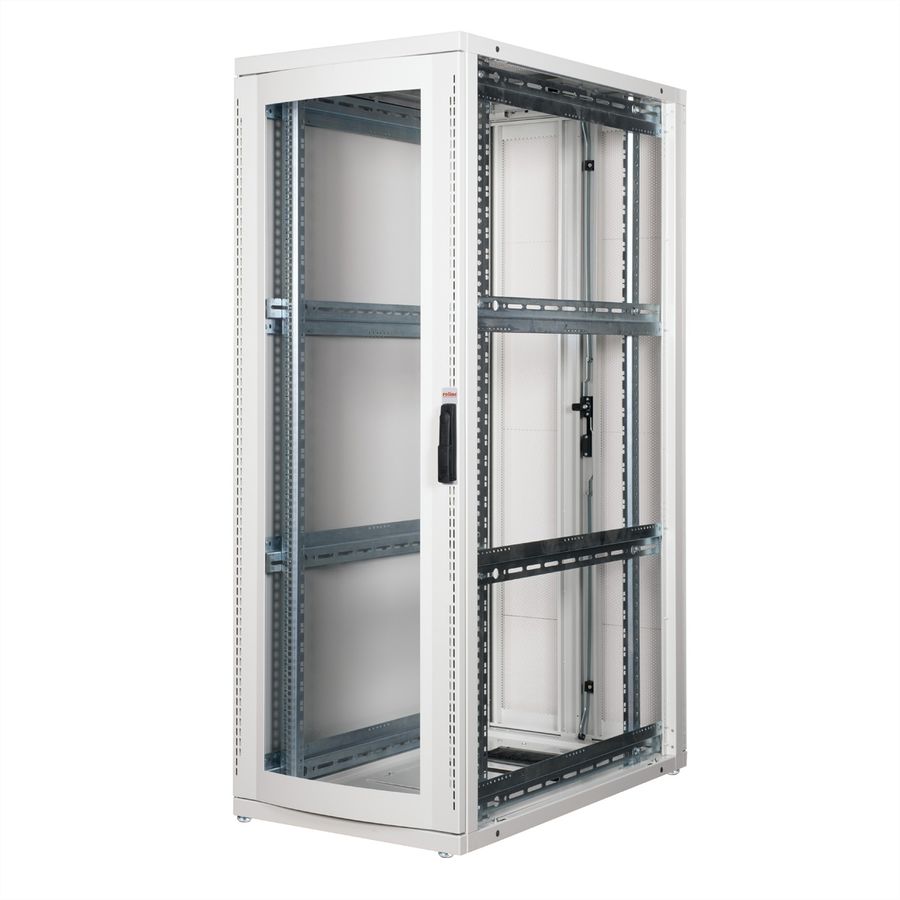 ROLINE 19-Zoll Serverschrank Pro 36 HE, 600x1000 BxT grau Plexiglas