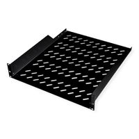 ROLINE 19-Zoll Fachboden 2 HE 550 T, 25kg Tragkraft schwarz