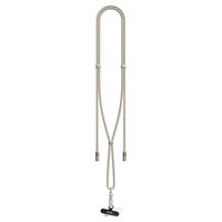 Aqiila Lanyard Lade- & Synckabel CL2, 60W, Typ C zu Lightning, Sand