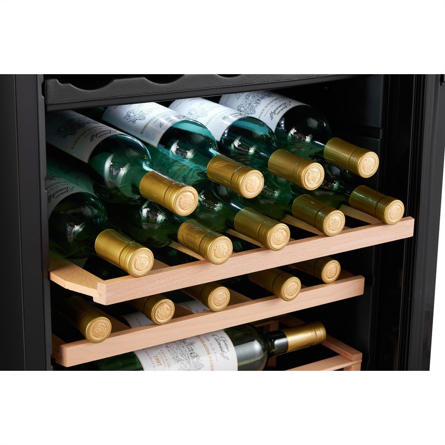 Climadiff Armoire à vin CEPAGE33DZ, Autonome, 2 zones, 33 bouteilles