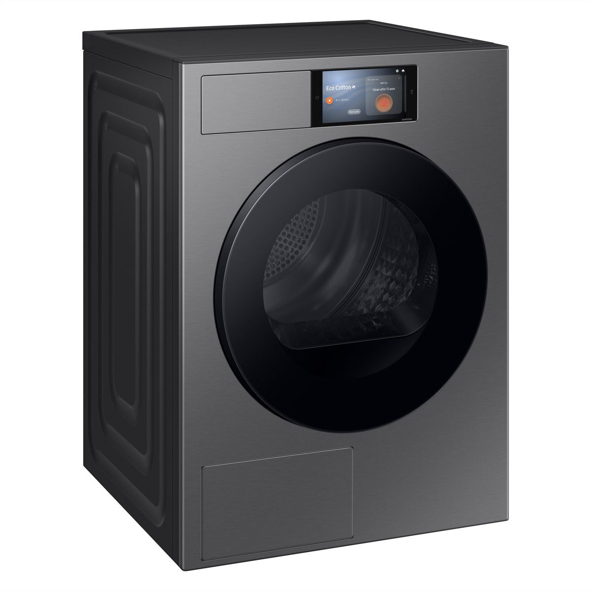 Samsung Wäschetrockner DV9000 7" Display, A, Inox schwarz