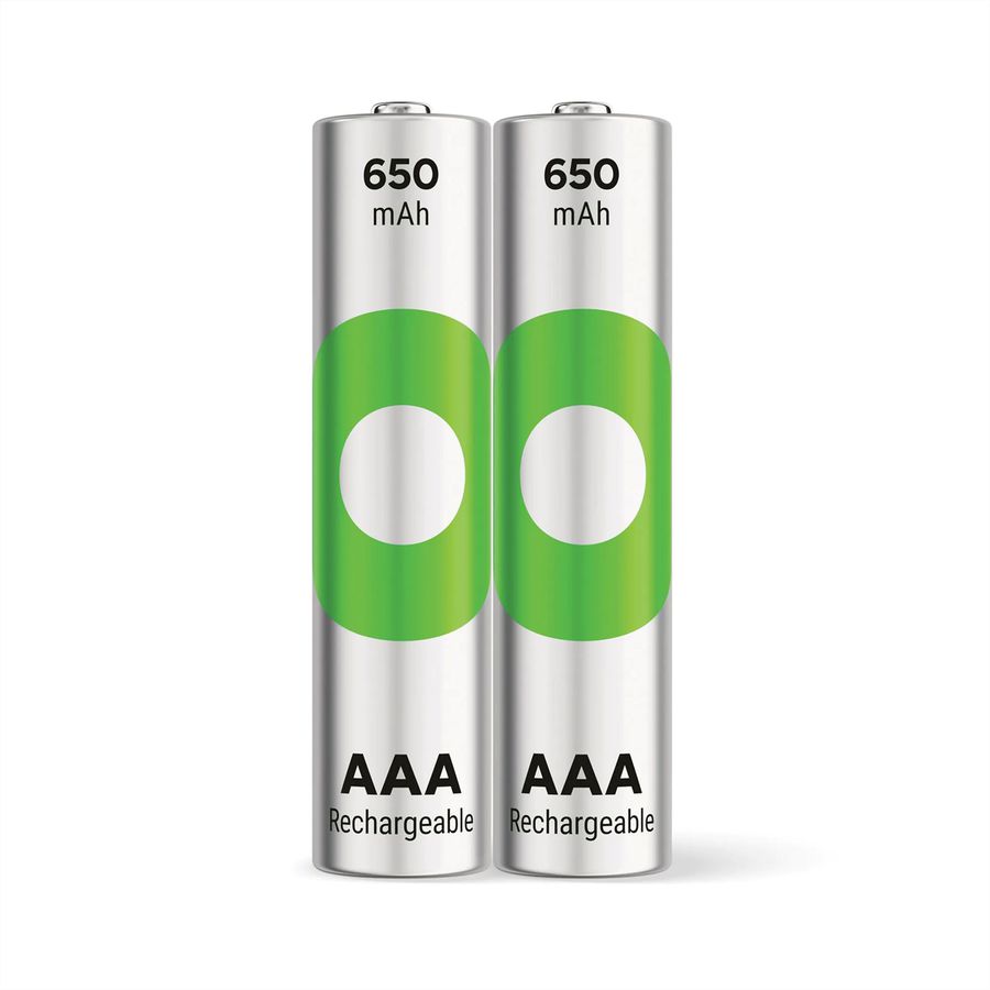 GP Batteries Recyko+, Akku 2xAAA, 650 mAh, 1,2 V