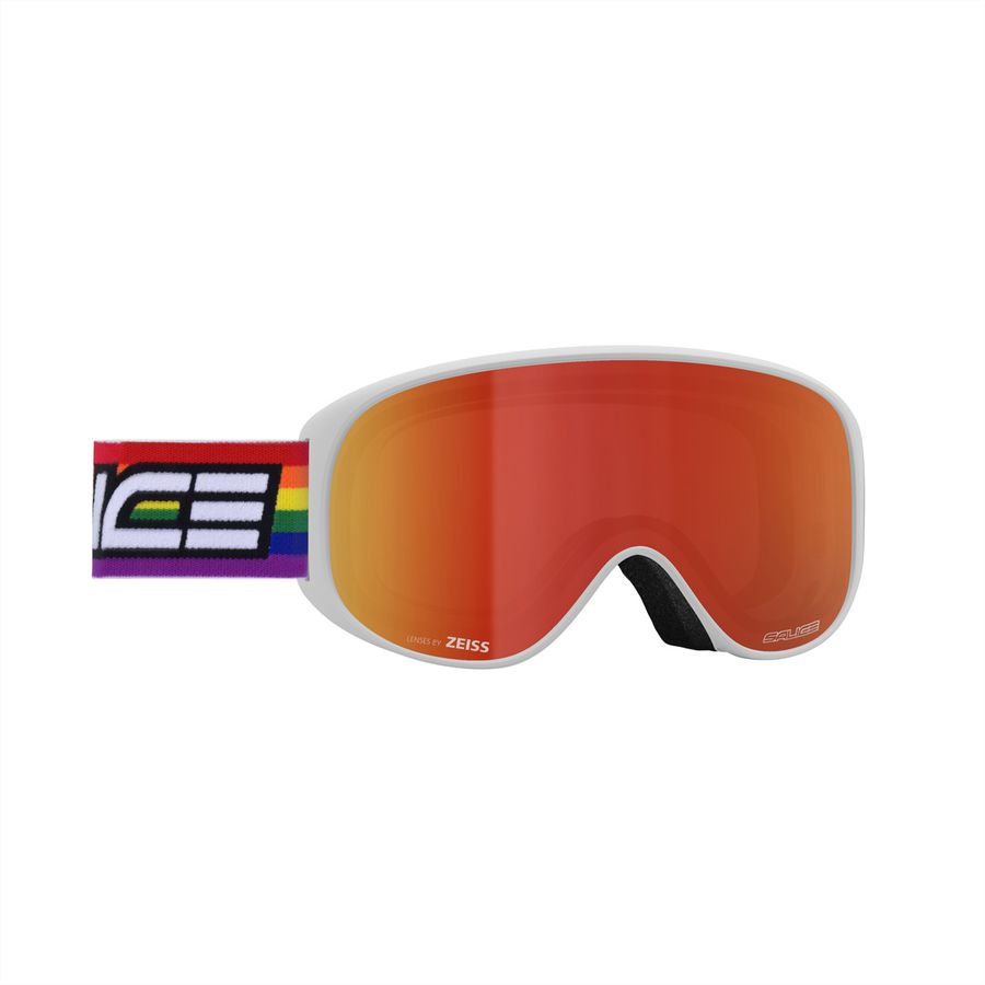 Salice Occhiali Skibrille 100DARWF, White-Red Darw Red