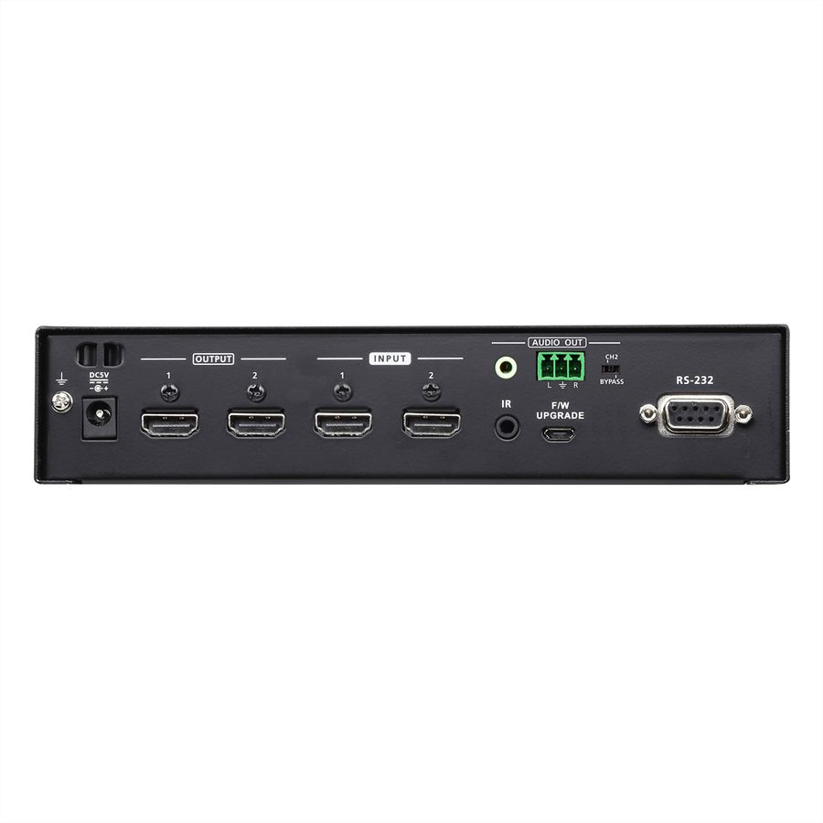 ATEN VM0202HB Commutateur matriciel HDMI True 4K 2 x 2 avec Désembeddeur audio
