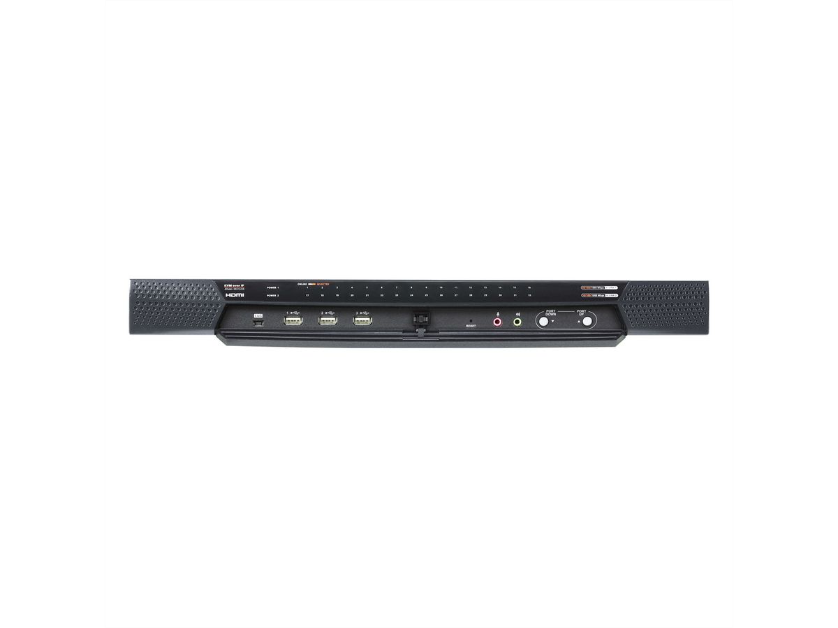 ATEN KN2132VB Commutateur KVM sur IP  32 ports Cat.5 multi-interface, 1 local/2 distant
