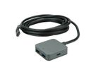 VALUE Hub USB 3.2 Gen 2, 4 ports (2x A+ 2x C) avec câble prolongateur, 3 m
