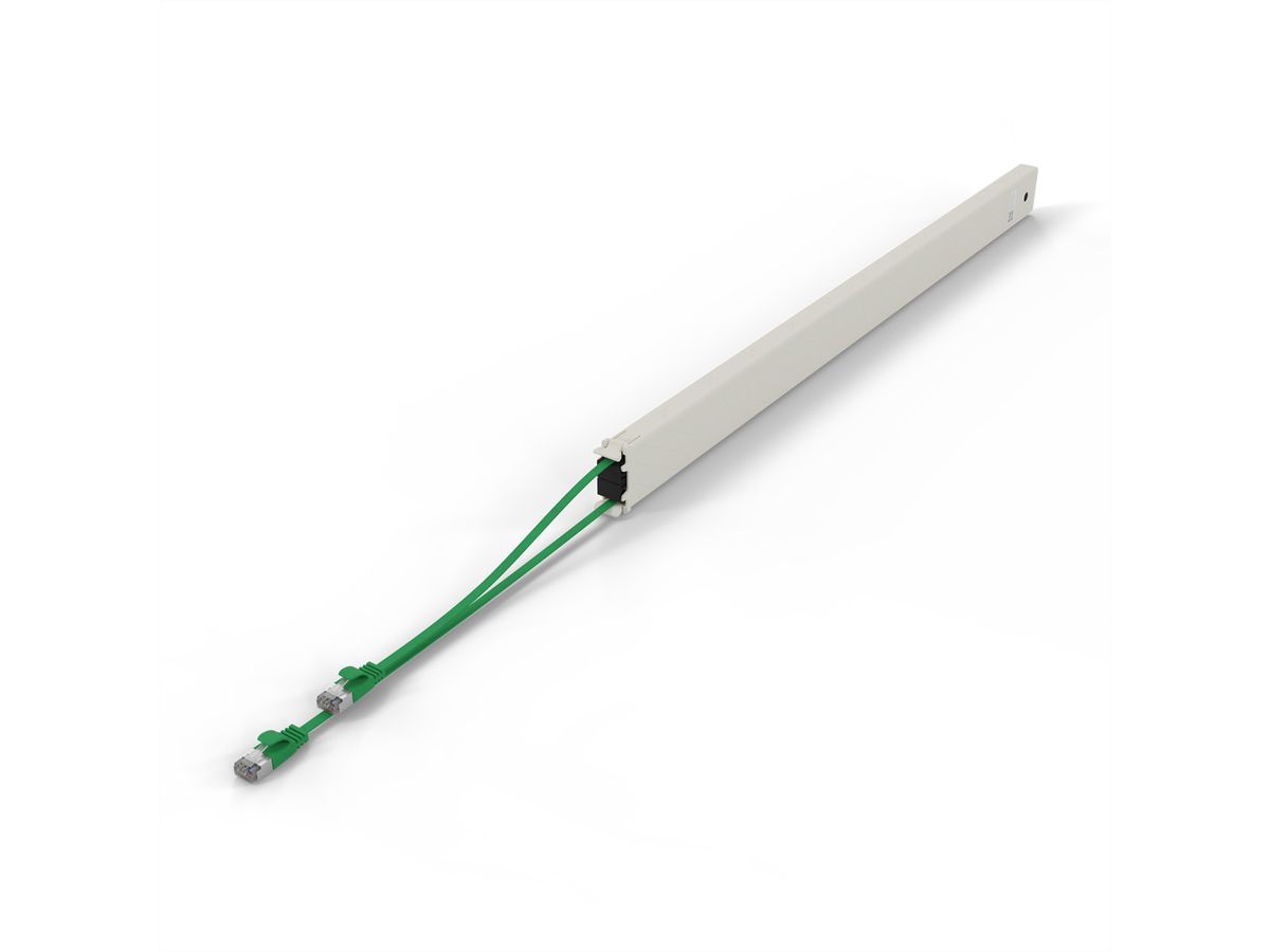 patchbox.one Cassette 46RU STP vert Cat.6a 2,5 m