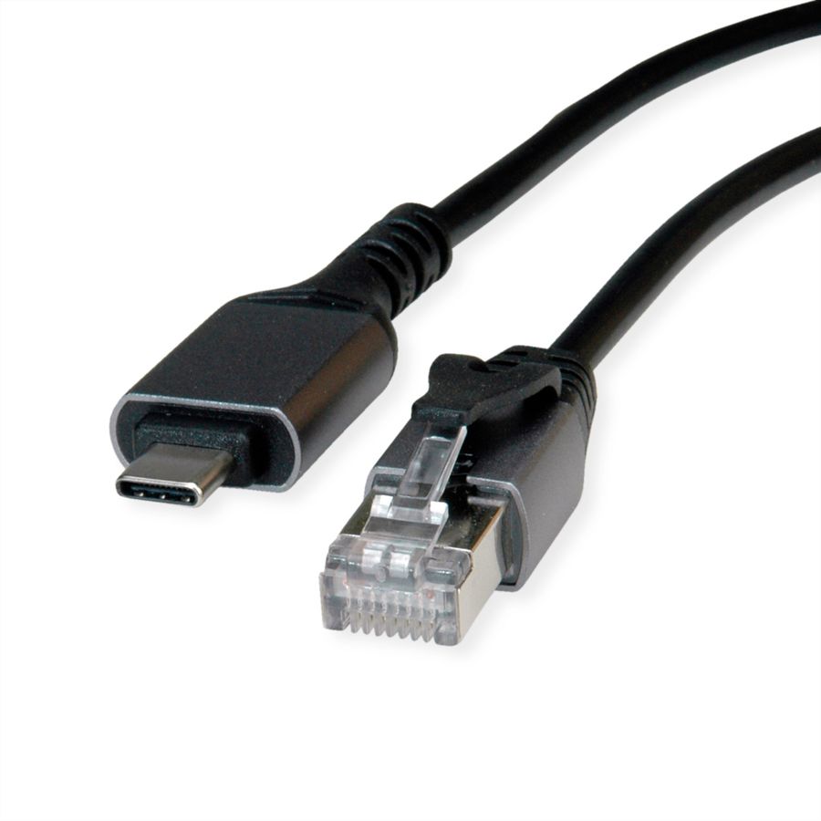 VALUE Câble convertisseur USB-C - Gigabit Ethernet, noir, 1,5 m