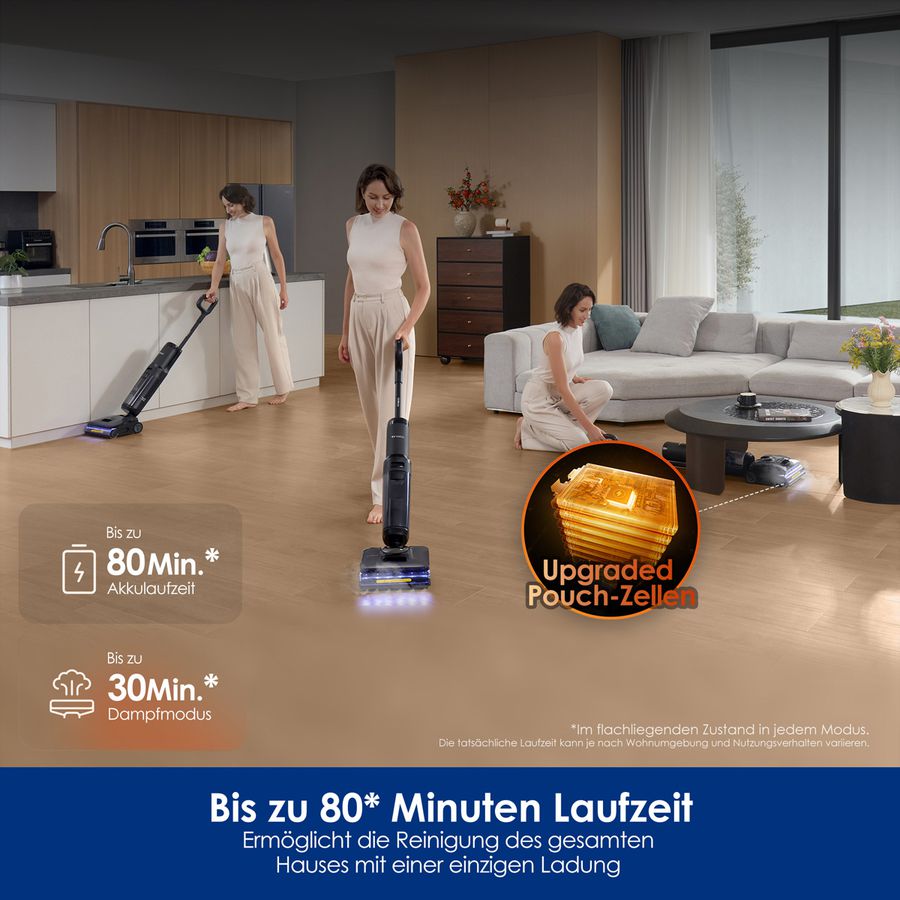 Tineco FLOOR ONE S7 Extensible Vapeur Plus, Aspirateur laveur