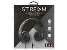 T'nB STREAM Kopfhörer, mit Kabel, schwarz, faltbar, 20-20000 HZ, 3.5mm Jack