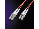 Quality LWL-Kabel 50/125µm OM2, LC/LC, orange, 1 m