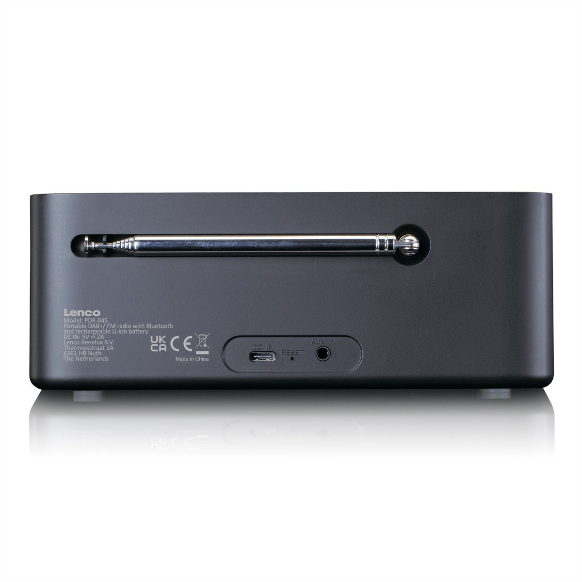 Lenco DAB+ Radio PDR-045BK , schwarz