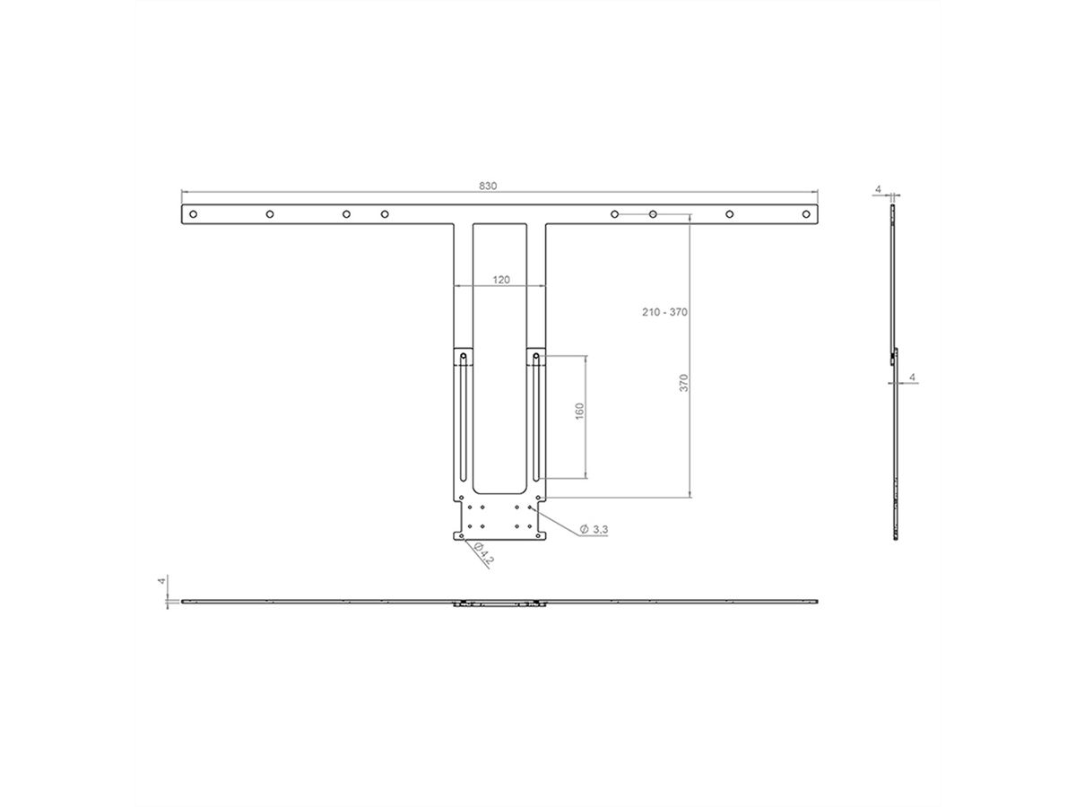 Hagor Poly Display-Adapter, schwarz