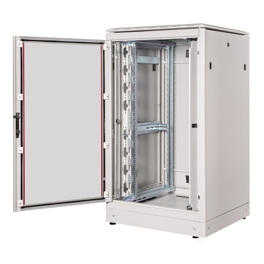 ROLINE 19-Zoll Netzwerkschrank Pro 26 HE, 800x800 BxT Glastür grau