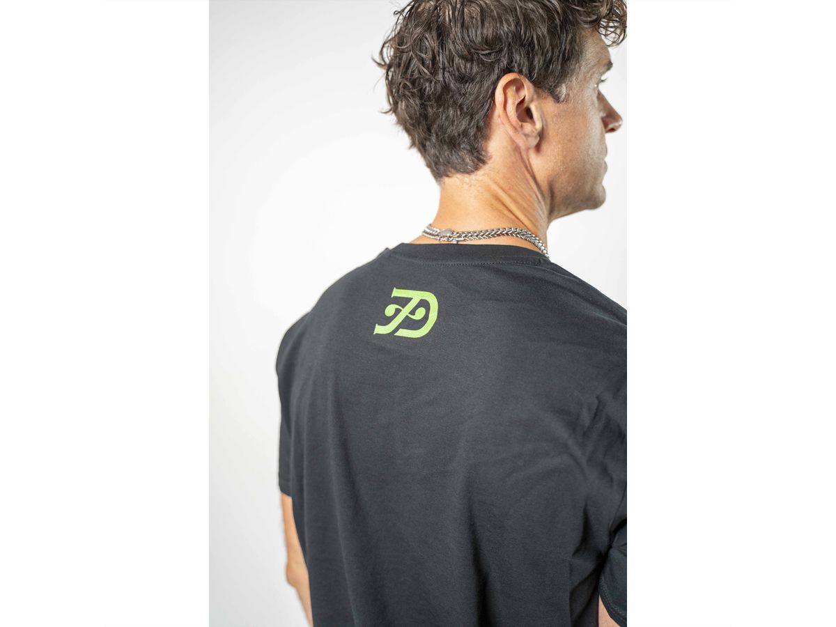 Kurz auf Stop Shirt schwarz (Unisex), M