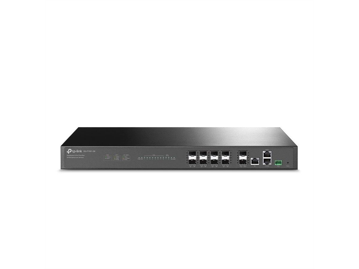 TP-Link DS-P7001-08 Pizzabox OLT , 8x SFP GPON, 2x 10Gbps SFP+