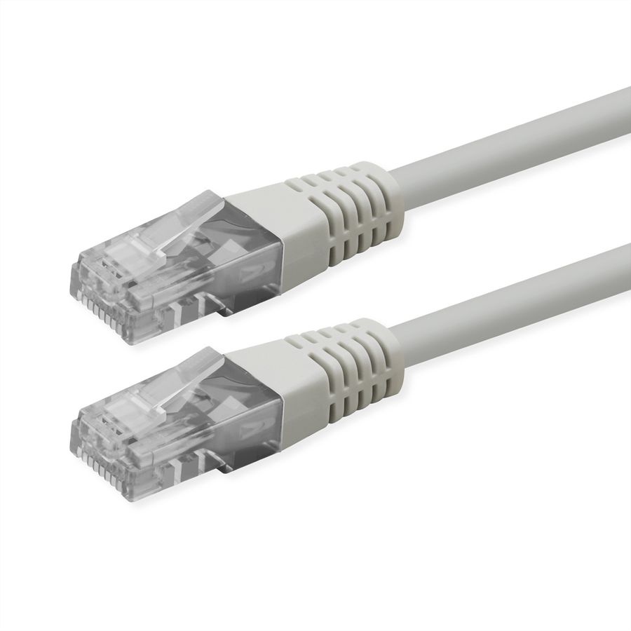 ROLINE Patchkabel Cat.6 (Class E), UTP, PoE, weiß, 5 m