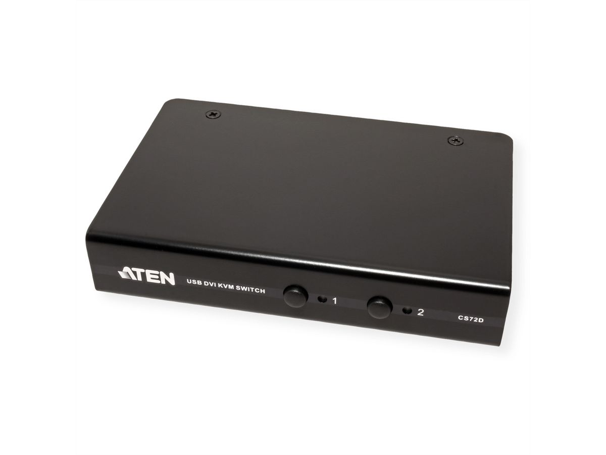 ATEN CS72D KVM Switch DVI, USB, Audio, 2 Ports