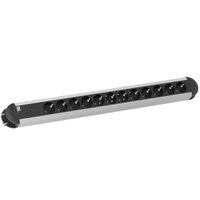 BACHMANN Prise multiple, 12x, aluminium, 1,75 m