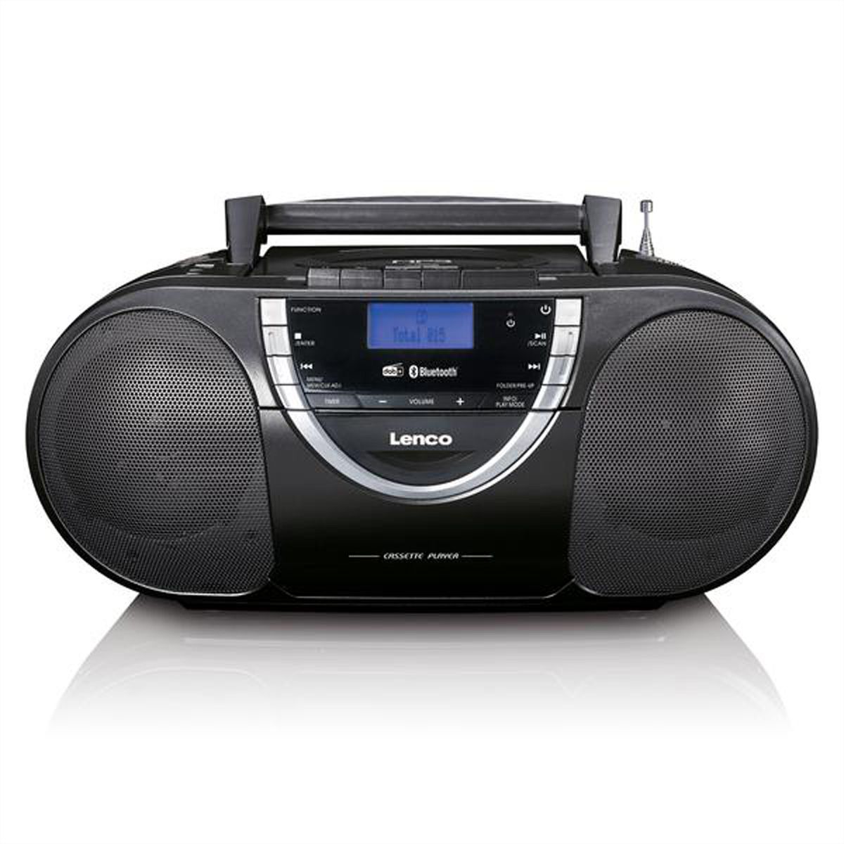 Lenco DAB+-Radio/Boombox SCD-6900, Kassette, CD/MP3-Player, FM, DAB+, black