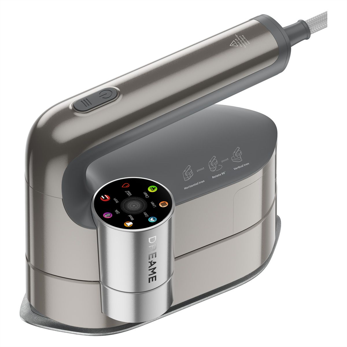 Dreame Fer à repasser Rotafly P7, DWIP7GAEU, 1200W, Champagne Gold, 2200 W, rouge