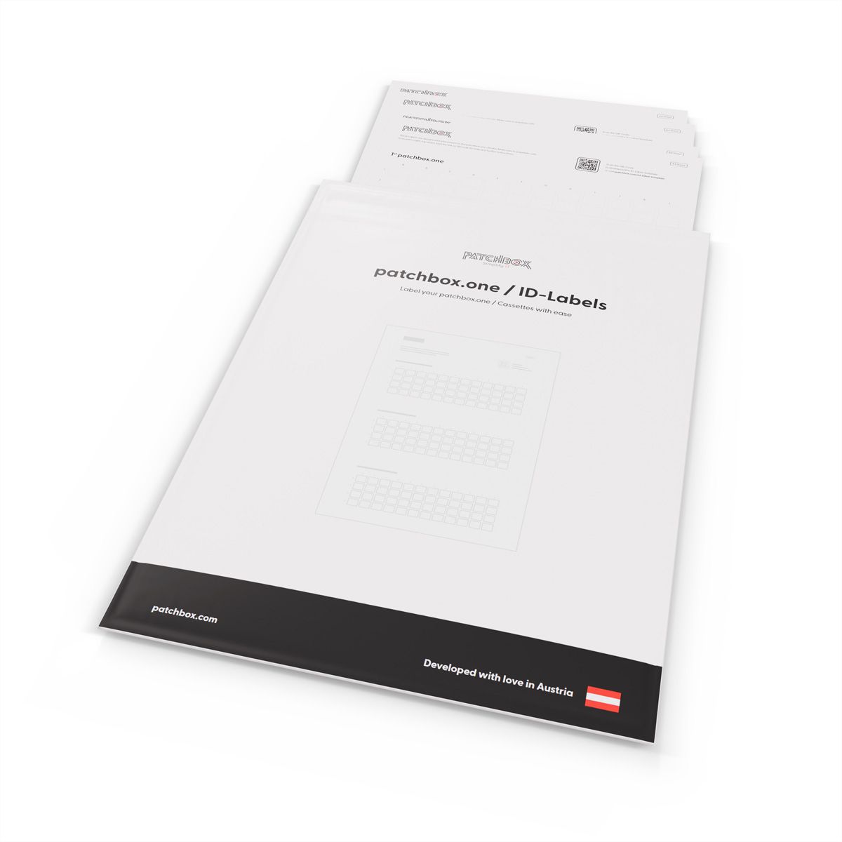 patchbox.one Étiquettes d'identification 432 autocollants imprimables